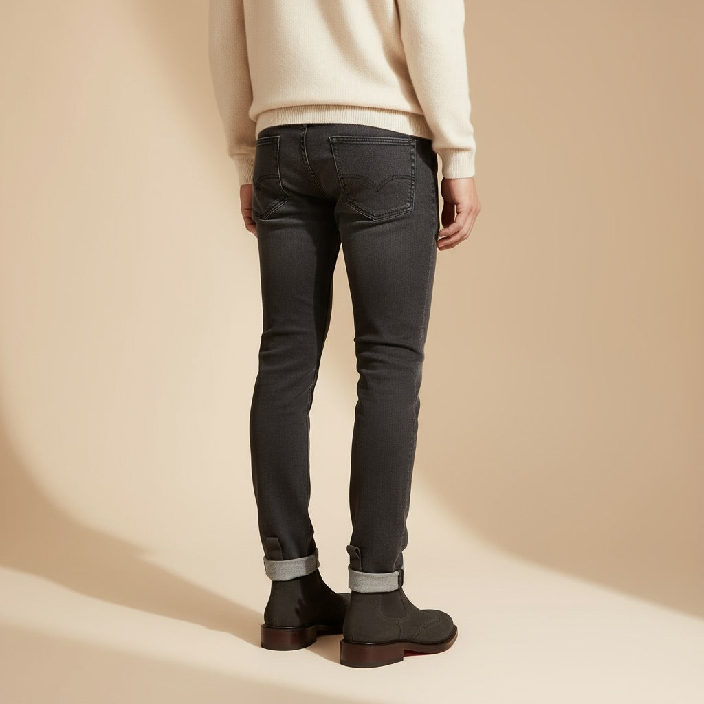 Botki Męskie Skórzane Chelsea – Wygodne i Eleganckie na Co Dzień