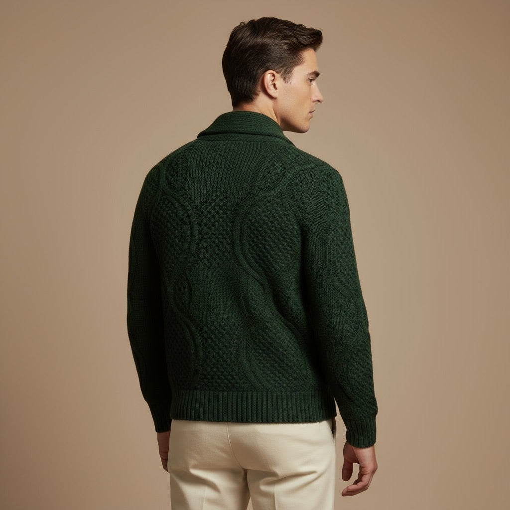 Kardigan Męski Długi – Elegancki i Wygodny na Chłodne Dni